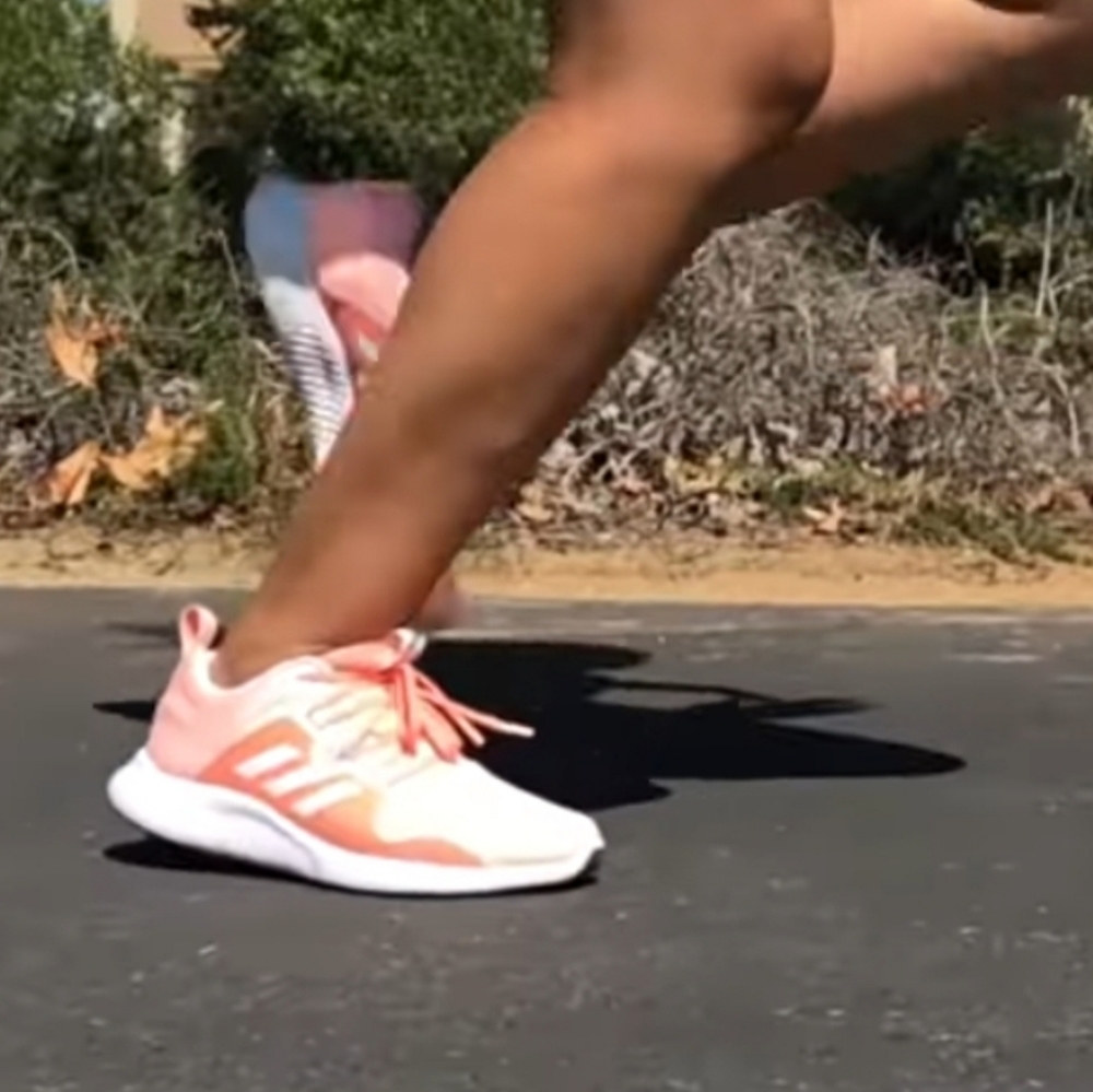 ADIDAS EDGEBOUNCE RUNNING SHOES CORAL 8, 8.5 NWT